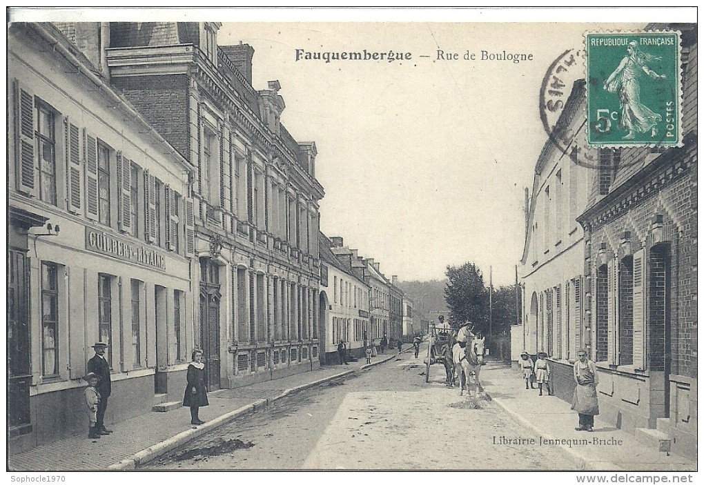 NORD - PAS DE CALAIS - 62 - PAS DE CALAIS - SELECTION - FAUQUEMBERGUE - Rue De Boulogne - Fauquembergues