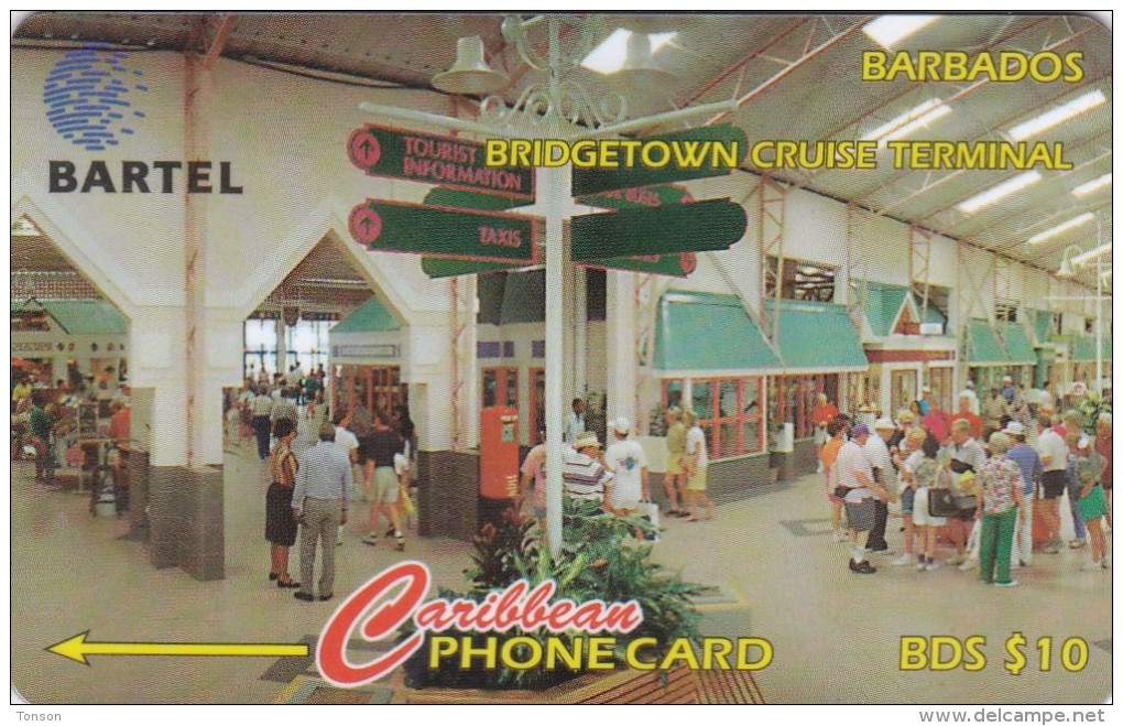 Barbados, BAR-16C, Bridgetown Cruise Terminal,  2 Scans. - Barbados