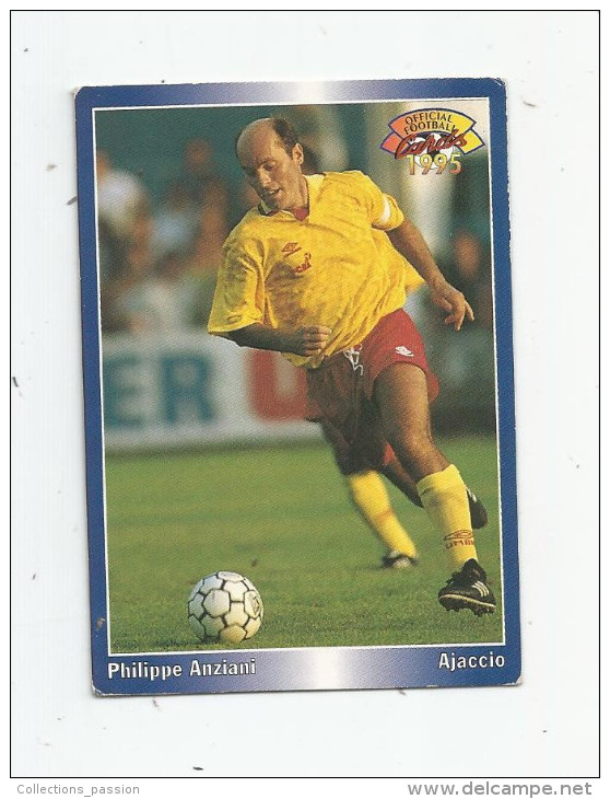 Carte De Collection , Official FOOTBALL Cards 1995 , PANINI , Ajaccio  N° 105 - Other & Unclassified
