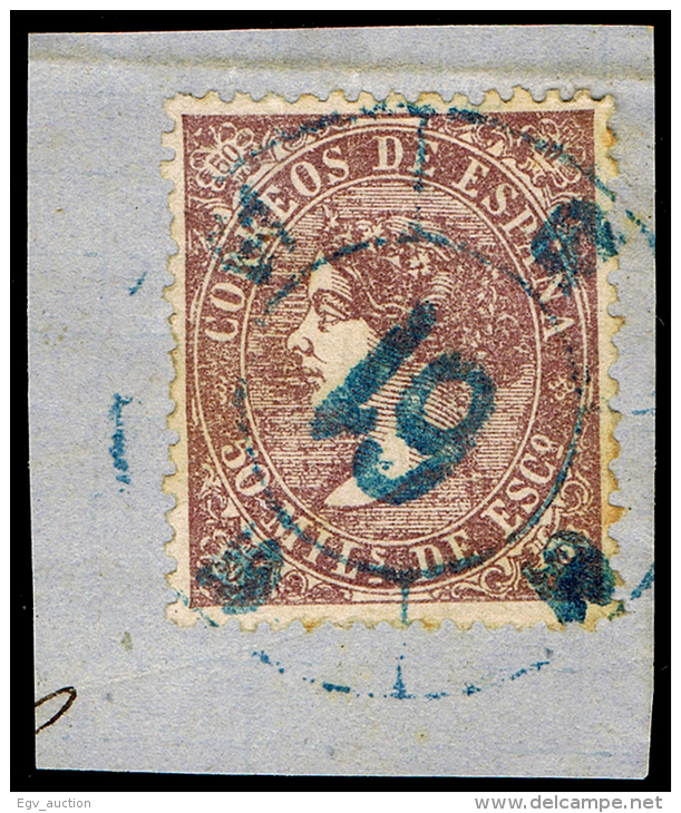 GERONA - EDI O 98 - MAT. RC "61" LA JUNQUERA (AZUL) - Used Stamps