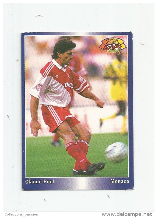 Carte De Collection , Official FOOTBALL Cards 1995 , PANINI , Monaco  N° 122 - Other & Unclassified