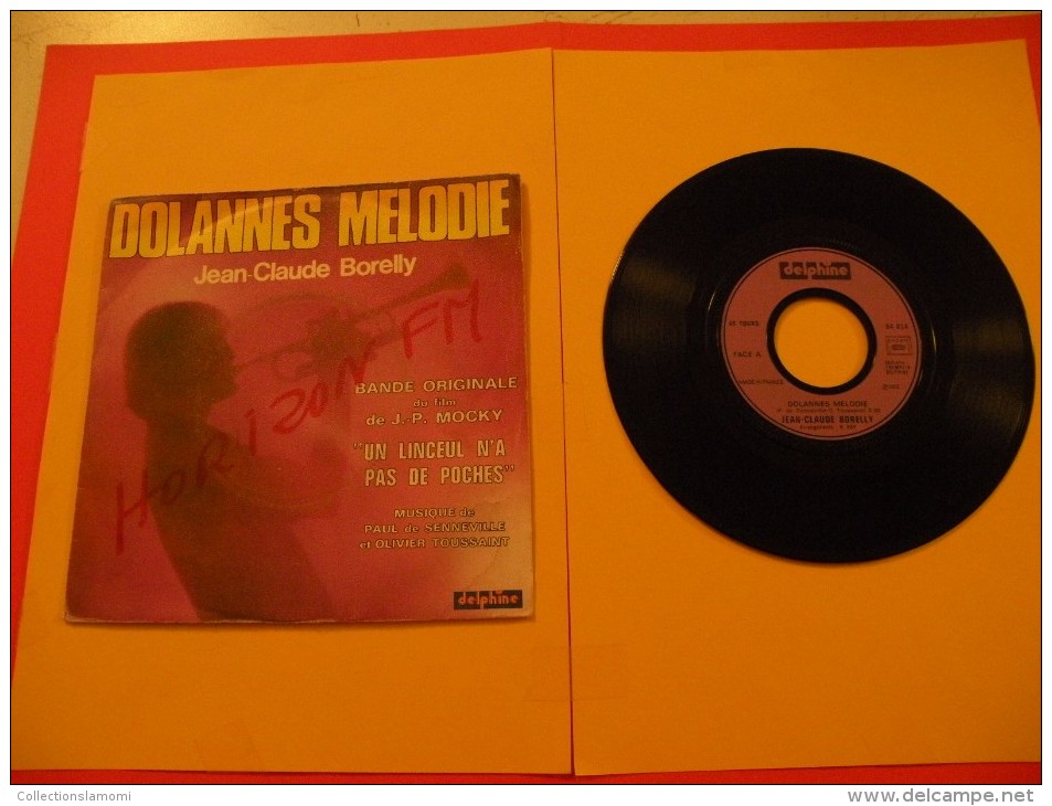 Dolames Mélodie, Bande Originale Du Film, Un Linceul N'a Pas D - 1975 - Voir  Photos, Disque Vinyle - 2 € Le Vinyle 45 T - Soundtracks, Film Music