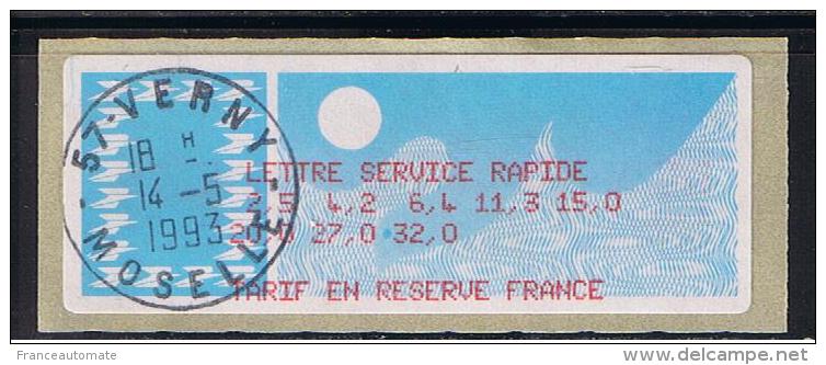 ATM, LISA 1, MONETEL CROUZET ,PAPIER CARRIER, SUPPORT JAUNE, ATM  DE TABLE DE TARIF LETTRE EN RESERVE FRANCE - 1985 « Carrier » Paper