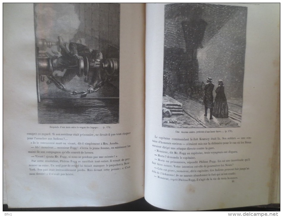 JULES VERNE- 1875- LE DOCTEUR OX SUIVI DU TOUR DU MONDE VOIR PHOTOS