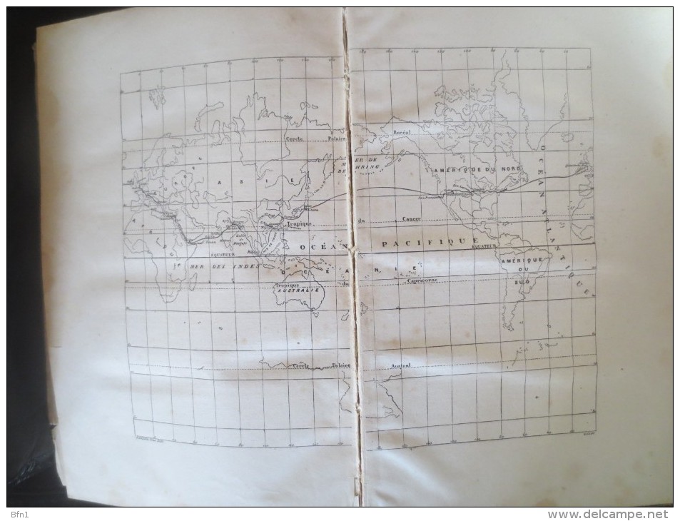 JULES VERNE- 1875- LE DOCTEUR OX SUIVI DU TOUR DU MONDE VOIR PHOTOS