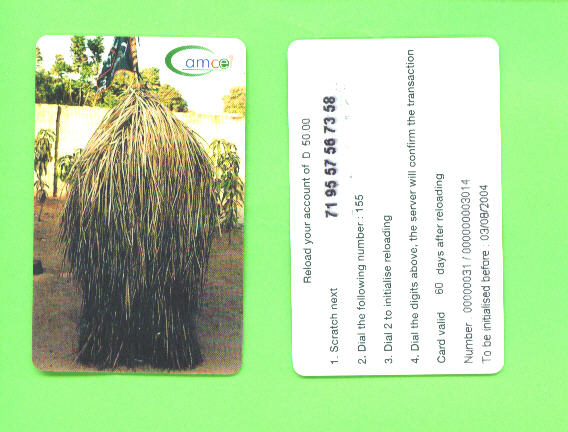 GAMBIA - Remote Phonecard As Scan/D 50.00 - Gambie
