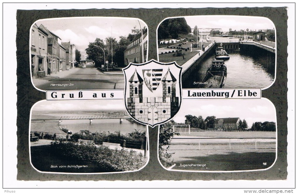 D5924     LAUENBURG A.d. ELBE : Multiview - Lauenburg