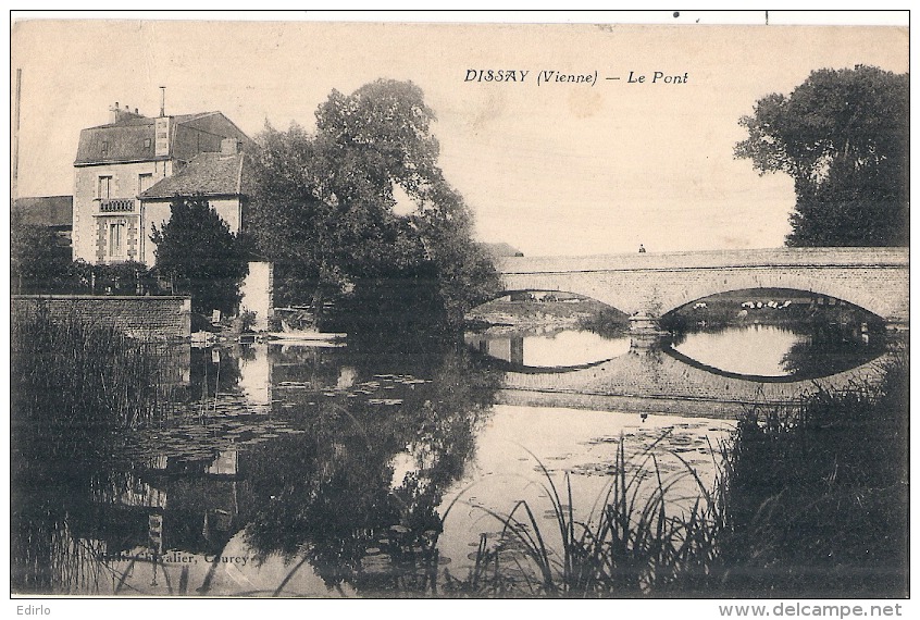 86 Vienne - DISSAY Le Pont TB(timbre Décollé) - Mirebeau