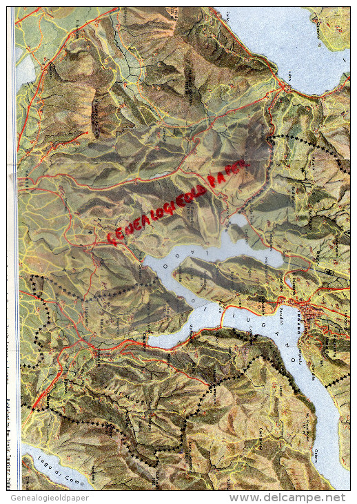 SUISSE - DEPLIANT TOURISTIQUE -TICINO- TESSIN- LOCARNO- LUGANO-ASCONA-GAMBAROGNO-BRISSAGO-1939 - Reiseprospekte