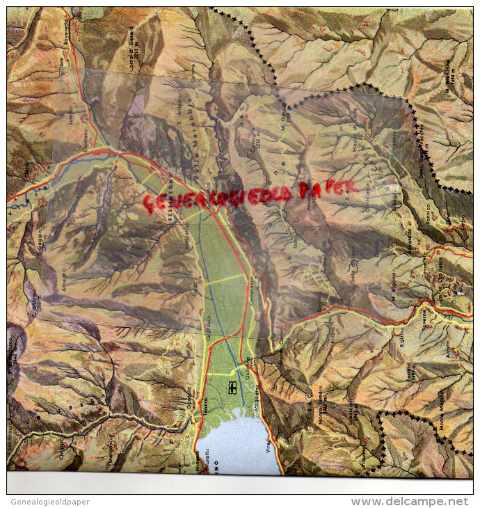 SUISSE - DEPLIANT TOURISTIQUE -TICINO- TESSIN- LOCARNO- LUGANO-ASCONA-GAMBAROGNO-BRISSAGO-1939 - Reiseprospekte