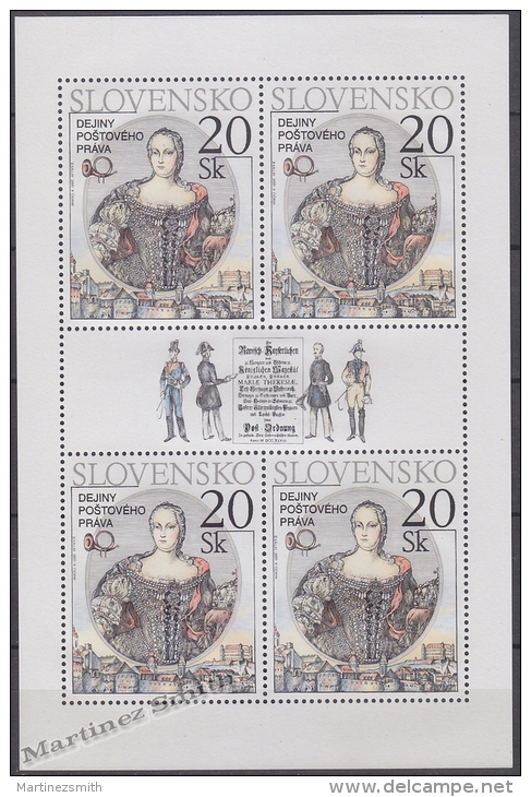 Slovakia - Slovaquie 2000 Yvert 337 Empress Maria Theresa - Sheetlet- MNH - Nuovi