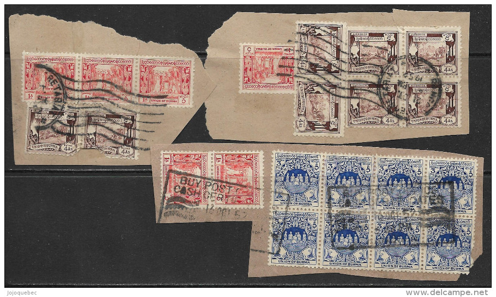 La Birmanie Sur L'enveloppes, BURMA ON ENVELOPES - Burma (...-1947)