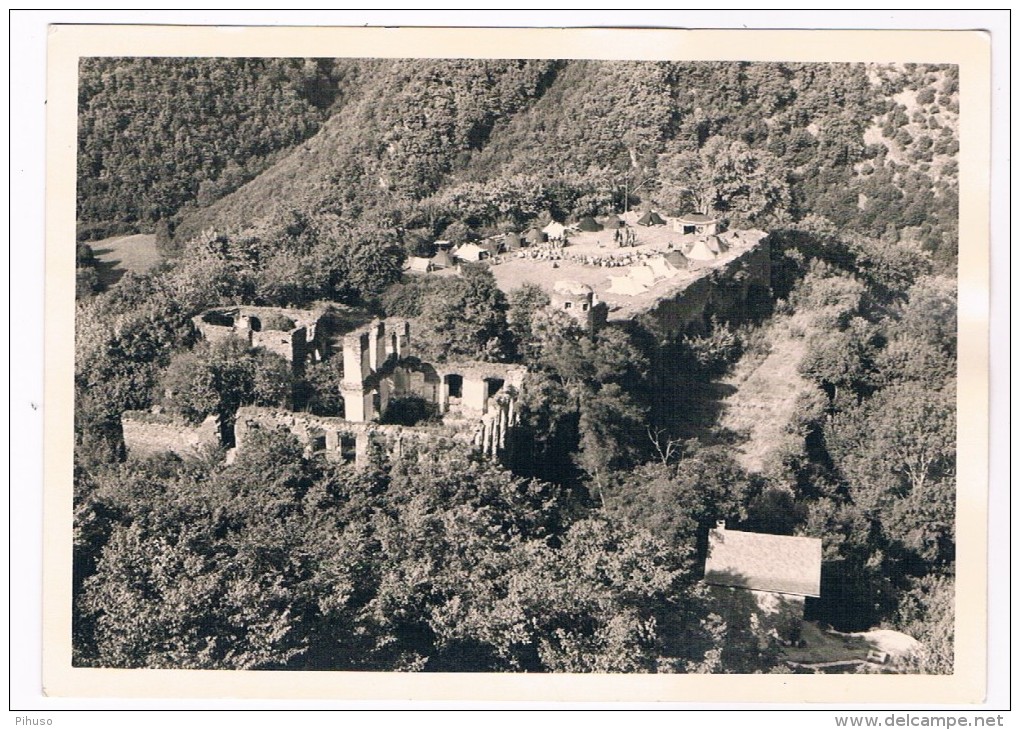 D5953     WALDECK : Burg Waldeck Mit Campingplatz ( Scouting ? )( RPPC) - Waldeck