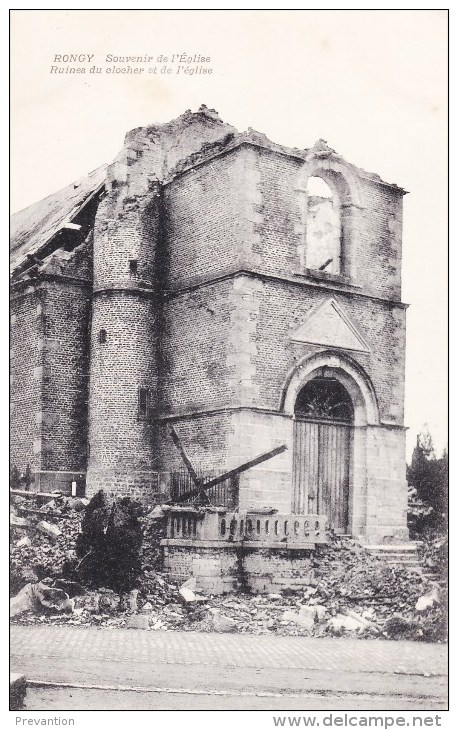 RONGY - Souvenir De L'Eglise - Ruines Du Clocher Et De L'Eglise - Brunehaut