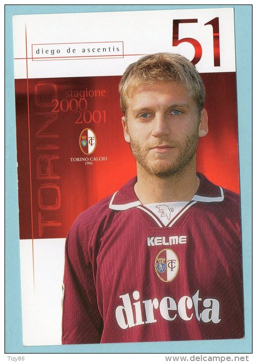 Torino Calcio  - Diego De Ascentis - Altri & Non Classificati