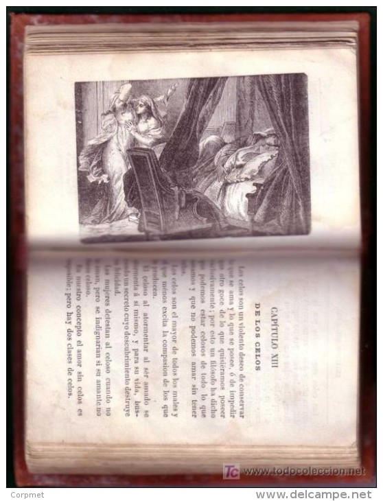 EROTISMO - EROTIC - EL LIBRO DEL AMOR O ARTE DE AMAR Por C. FIEL - LIBRERIA DE GARNIER HNOS - PARIS 1881 En CASTELLANO - Sonstige & Ohne Zuordnung