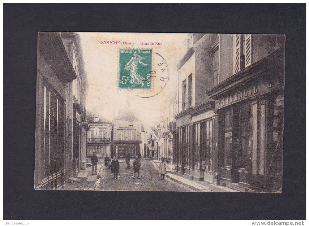 Ecouche (61) - Grande Rue ( Animée Pharmacie ) - Ecouche