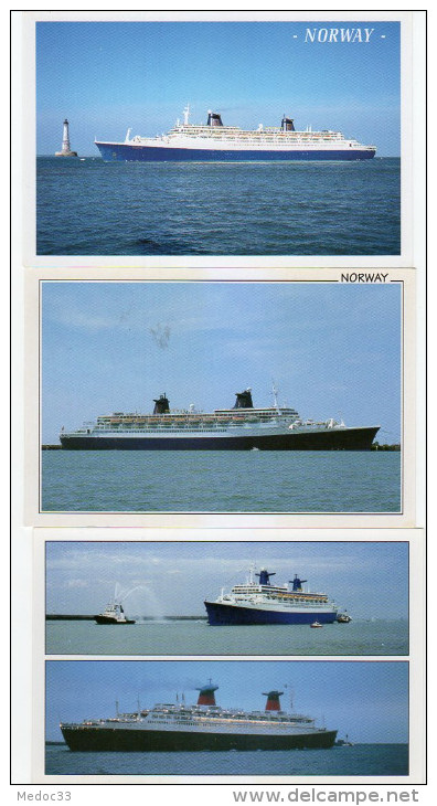 Lot De 6 Cpm Le Norway "Ex-France" - 5 - 99 Postcards