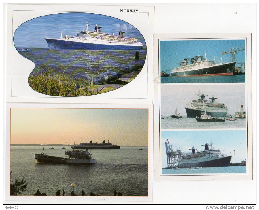 Lot De 6 Cpm Le Norway "Ex-France" - 5 - 99 Postcards