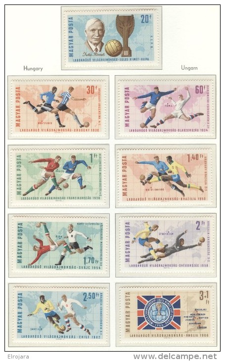 HUNGARY Set And Block Mint Without Hinge - 1966 – Inghilterra