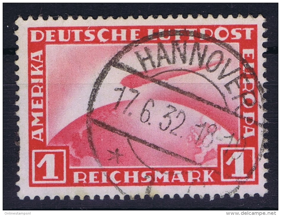 Deutsche Reich Mi Nr 455 Used - Luft- Und Zeppelinpost