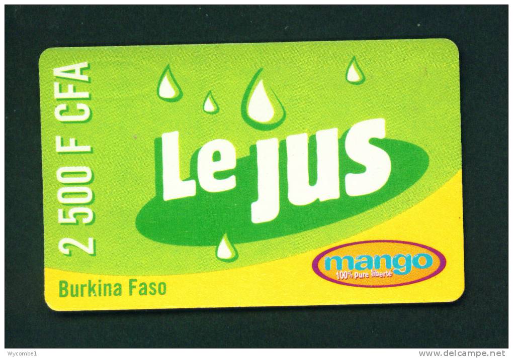 BURKINA FASO - Remote Phonecard As Scan - Burkina Faso