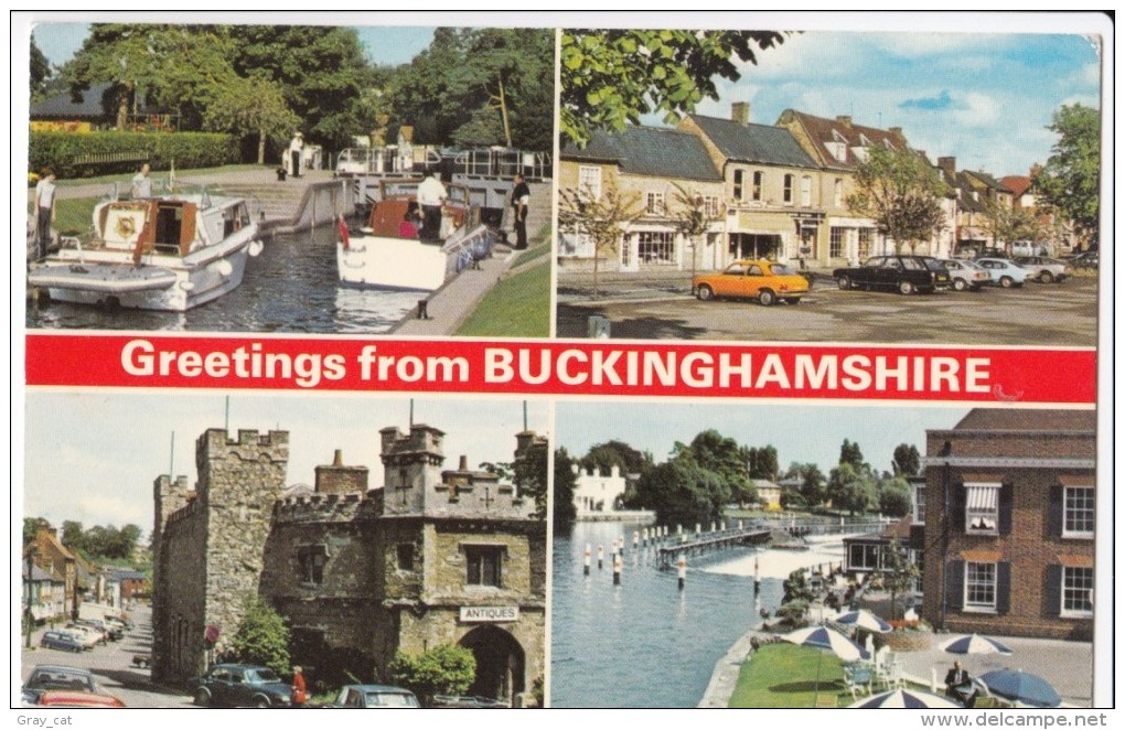 UK, Greetings From BUCKINGHAMSHIRE, 1970s Unused Postcard [16322] - Buckinghamshire