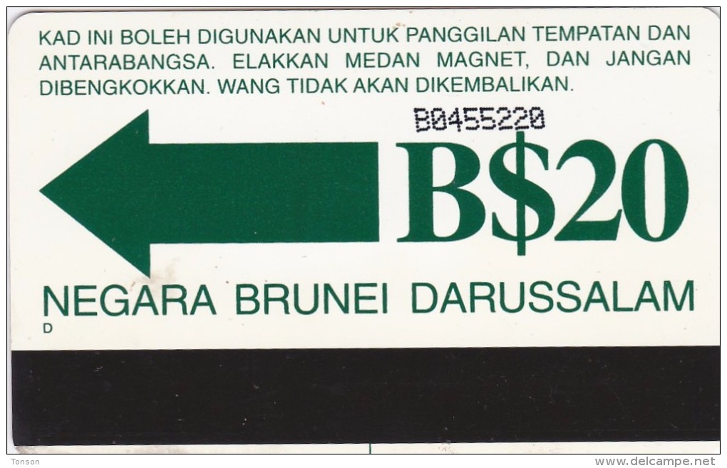 Brunei, BRN-09, Drive Safely, 2 Scans. - Brunei