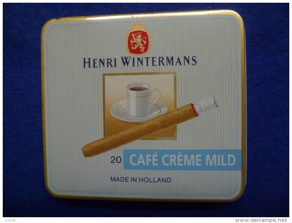 Boîte Métallique De Cigares Wintermans, Vide - Boites à Tabac Vides