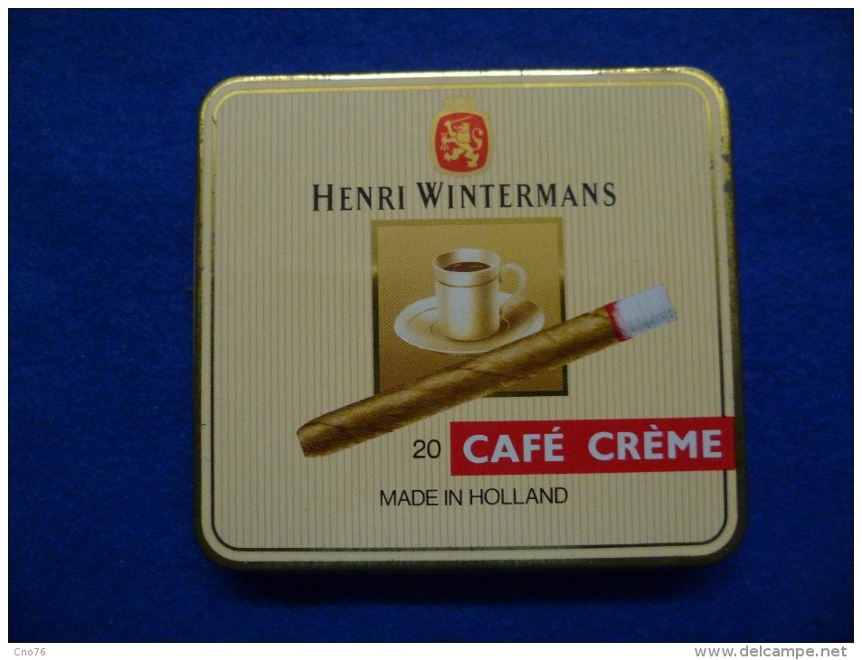 Boîte Métallique De Cigares Wintermans, Vide - Boites à Tabac Vides