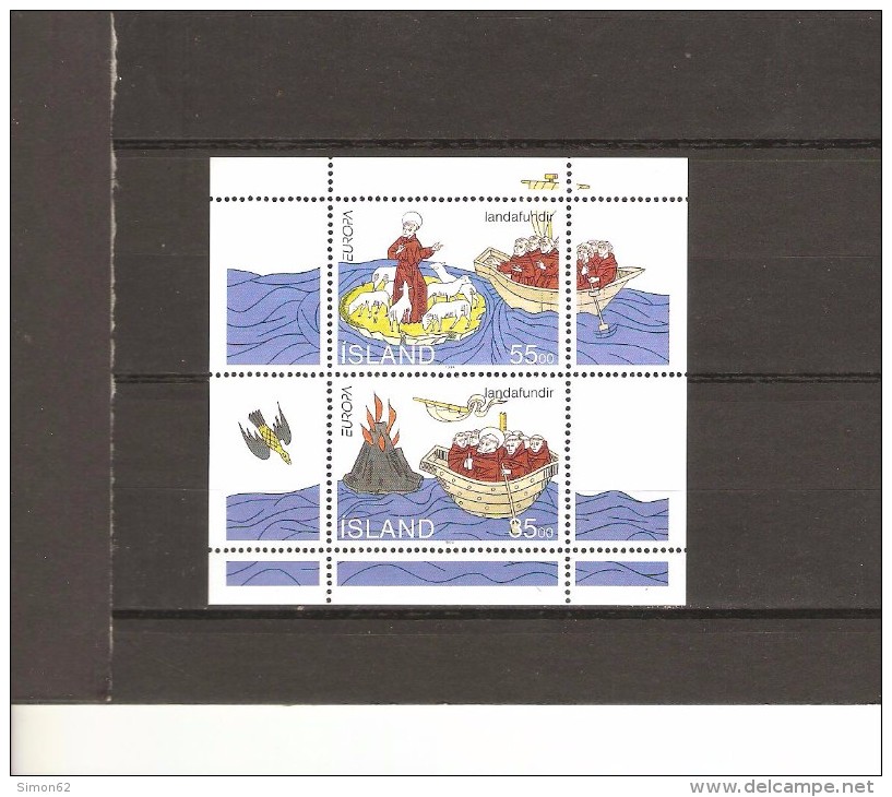 ISLANDE  BLOC N°24  EUROPA   NEUF  MNH   DE 1996 - Blocs-feuillets