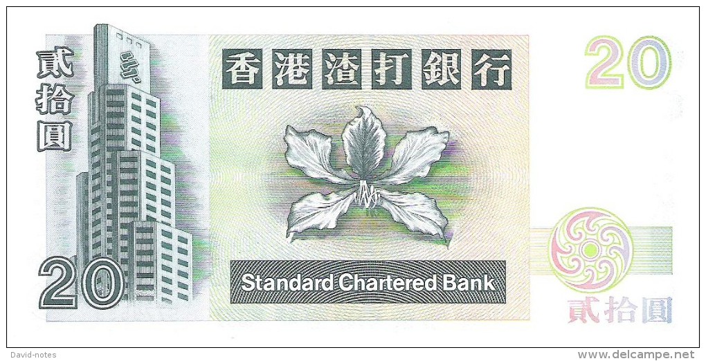 Hong Kong - Pick 285b - 20 Dollars 1995 - Unc - Hong Kong