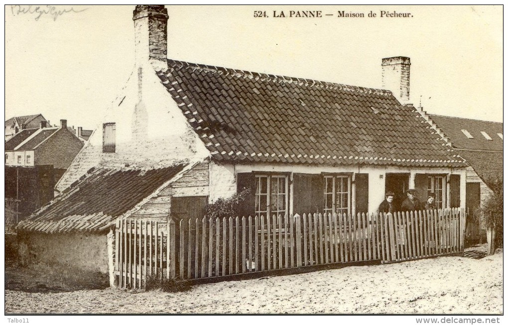 La Panne - Maison De Pecheur - Autres & Non Classés