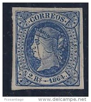 ESPAÑA 1864 - Edifil #68 - VFU - Unused Stamps