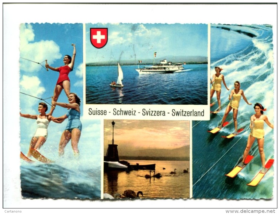 Cp - SUISSE -  Ski Nautique - Wasserski