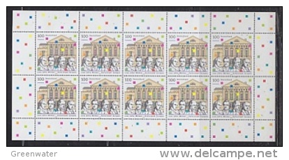 Germany 1999 Weimar European City Of Culture 1v Sheetlet ** Mnh (F4906B) - Europese Gedachte