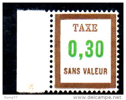 Y1679 - FRANCIA  Fictif   Timbres Des Cours D'intruction Sans Valeur Taxe 0.30  ***  MNH - Ficticios