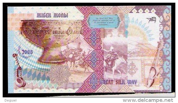 Test Note KAZAKHSTAN Testnote, RRR, UNC, LOUISENTHAL, Goldene Strahlen, Echantillon, SPECIMEN - Kasachstan