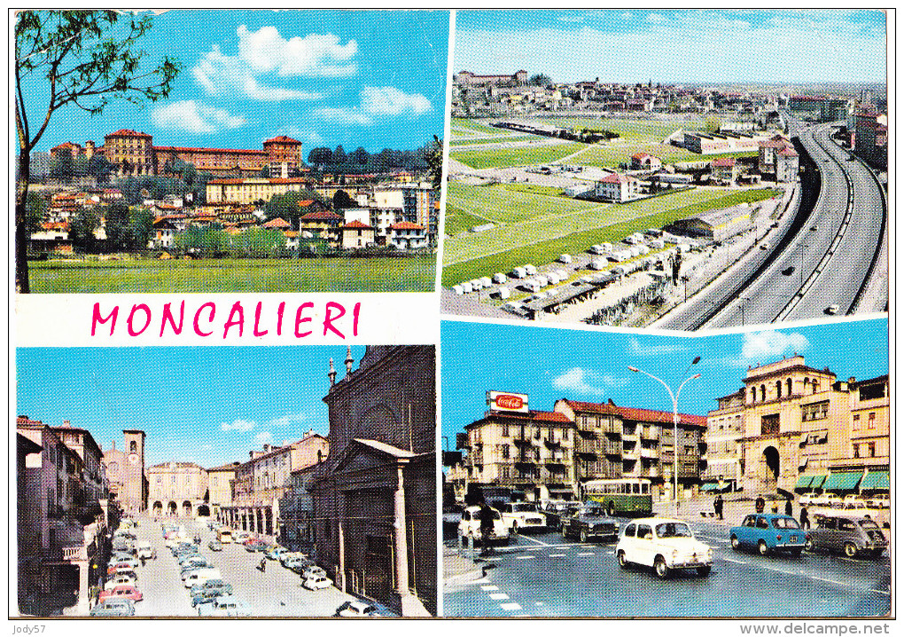 CARTOLINA    MONCALIERI    VIAGGIATA 1974 - Moncalieri