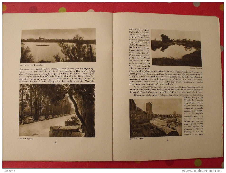 La Provence. revue Le visage de la France. 1925. 32 pages. édition Horizons de France