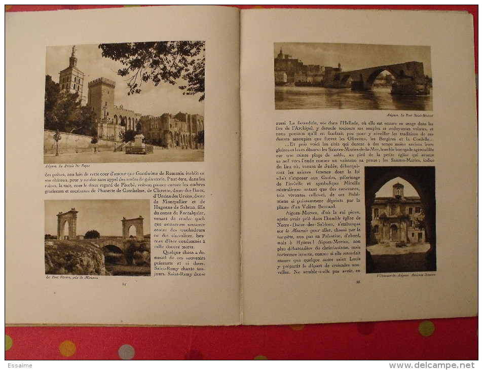 La Provence. revue Le visage de la France. 1925. 32 pages. édition Horizons de France