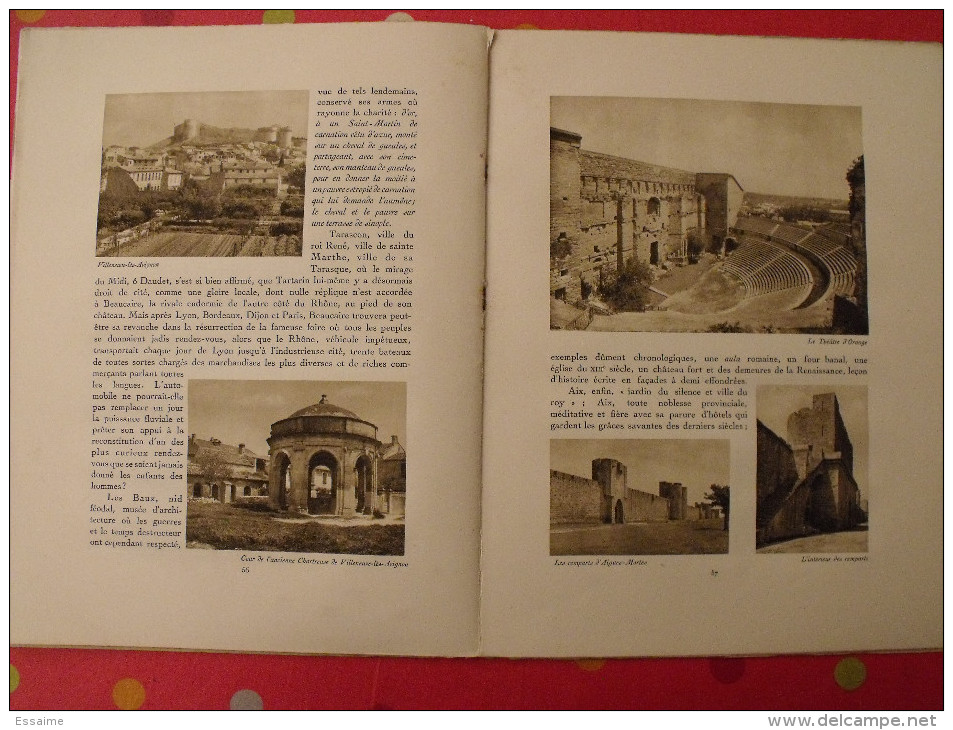 La Provence. revue Le visage de la France. 1925. 32 pages. édition Horizons de France