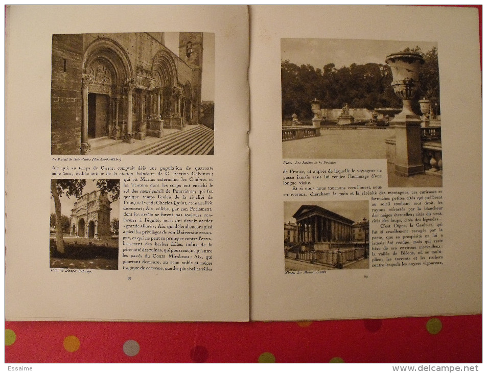 La Provence. revue Le visage de la France. 1925. 32 pages. édition Horizons de France