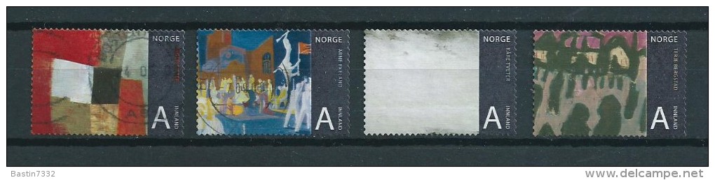 2008 Norway Complete Set Art,kunst Used/gebruikt/oblitere - Gebruikt