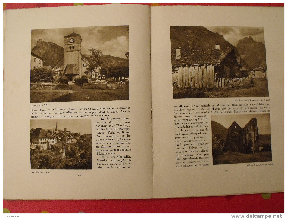 Les Alpes Françaises. revue Le visage de la France. 1925. 32 pages. édition Horizons de France