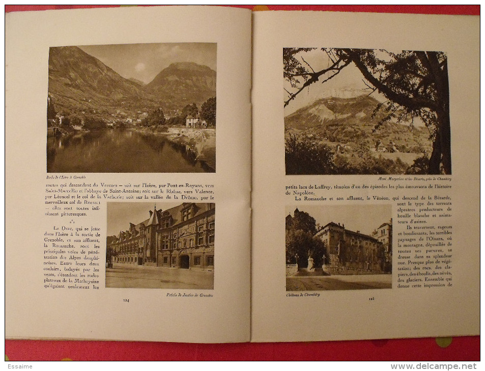 Les Alpes Françaises. revue Le visage de la France. 1925. 32 pages. édition Horizons de France