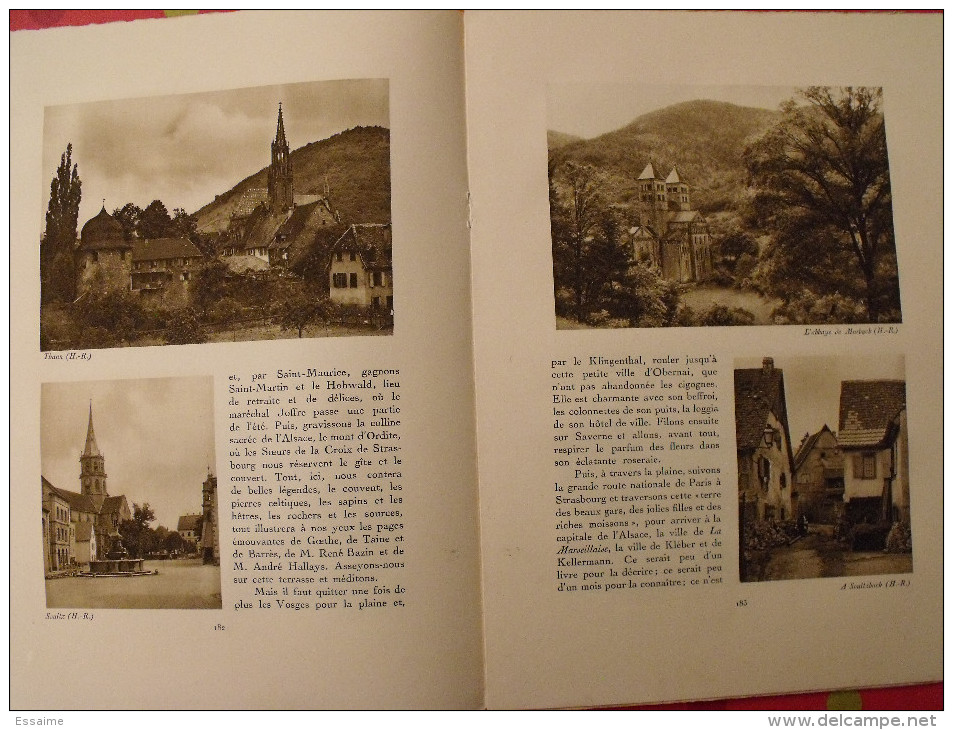 Vosges Alsace et Lorraine. revue Le visage de la France. 1925. 32 pages. édition Horizons de France