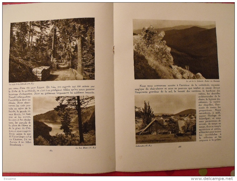 Vosges Alsace et Lorraine. revue Le visage de la France. 1925. 32 pages. édition Horizons de France