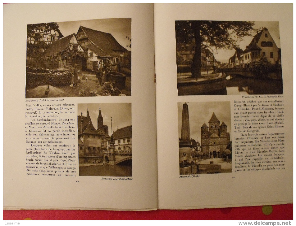 Vosges Alsace et Lorraine. revue Le visage de la France. 1925. 32 pages. édition Horizons de France