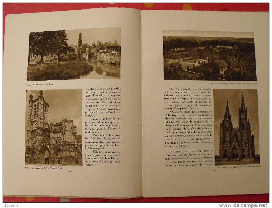 Champagne Ardennes Nord. revue Le visage de la France. 1925. 32 pages. édition Horizons de France